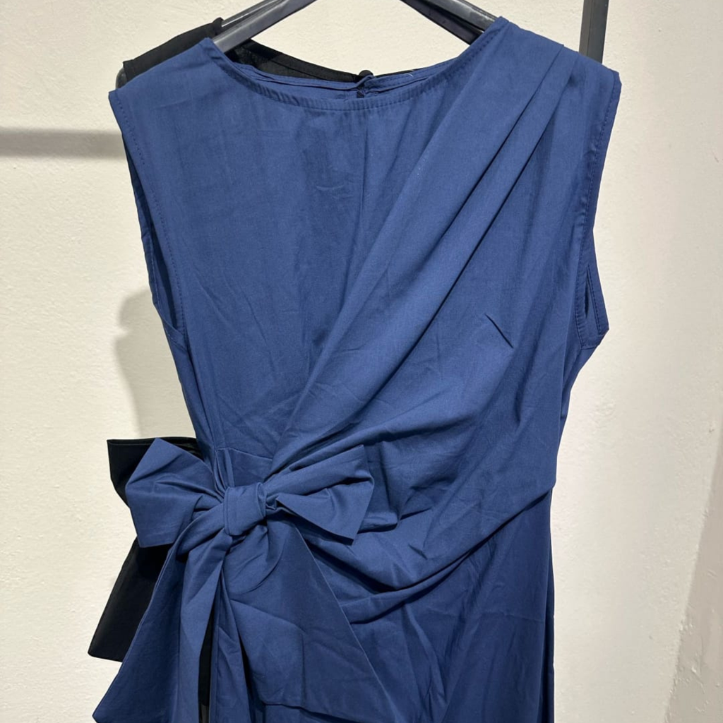 Italian Sleeveless Wrap Maxi Dress