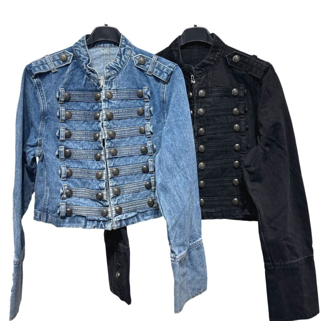 Camden Military Denim Jacket