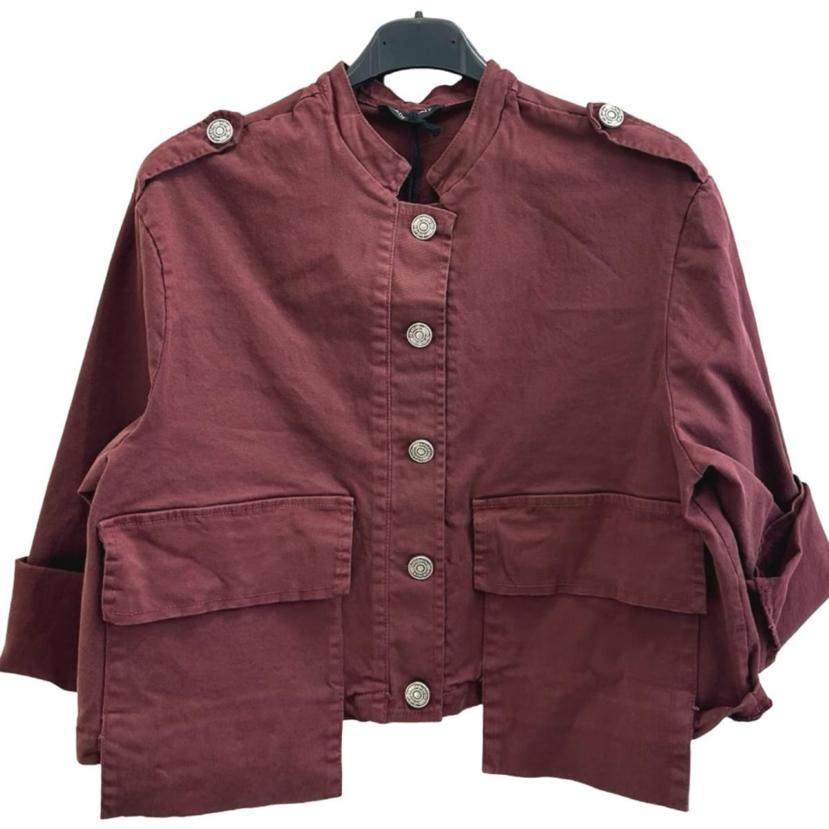 Italian Cropped Military Jacket
