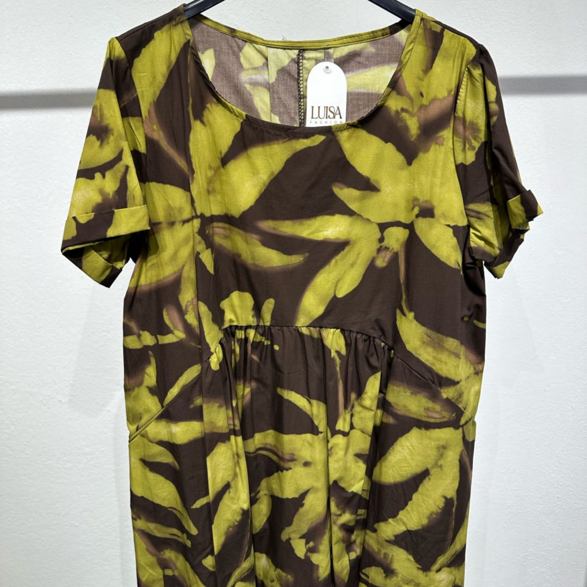 Italian Printed Maxi Dress