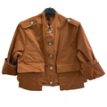 Italian Cropped Military Jacket