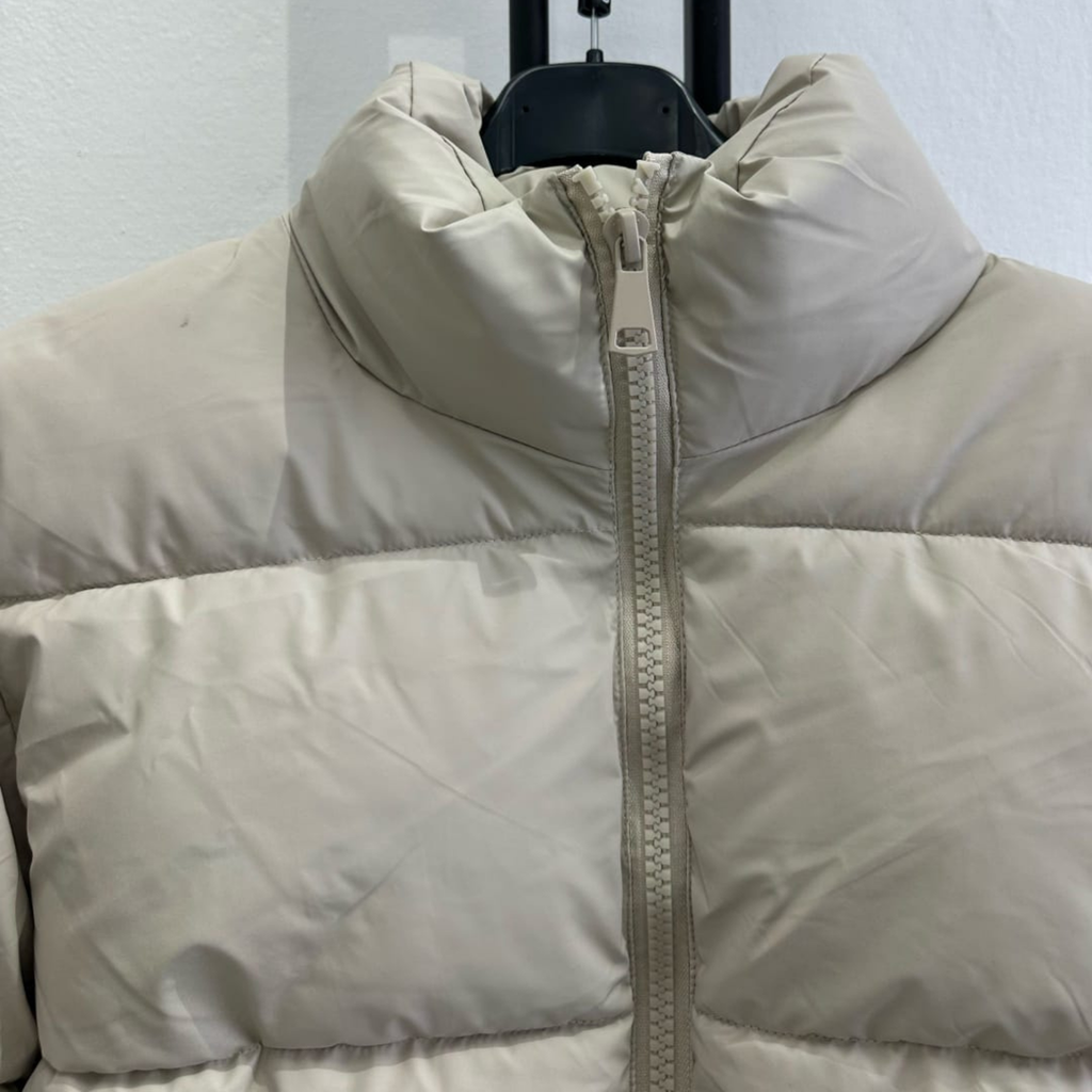 Italian Cropped Puffer Jacket
