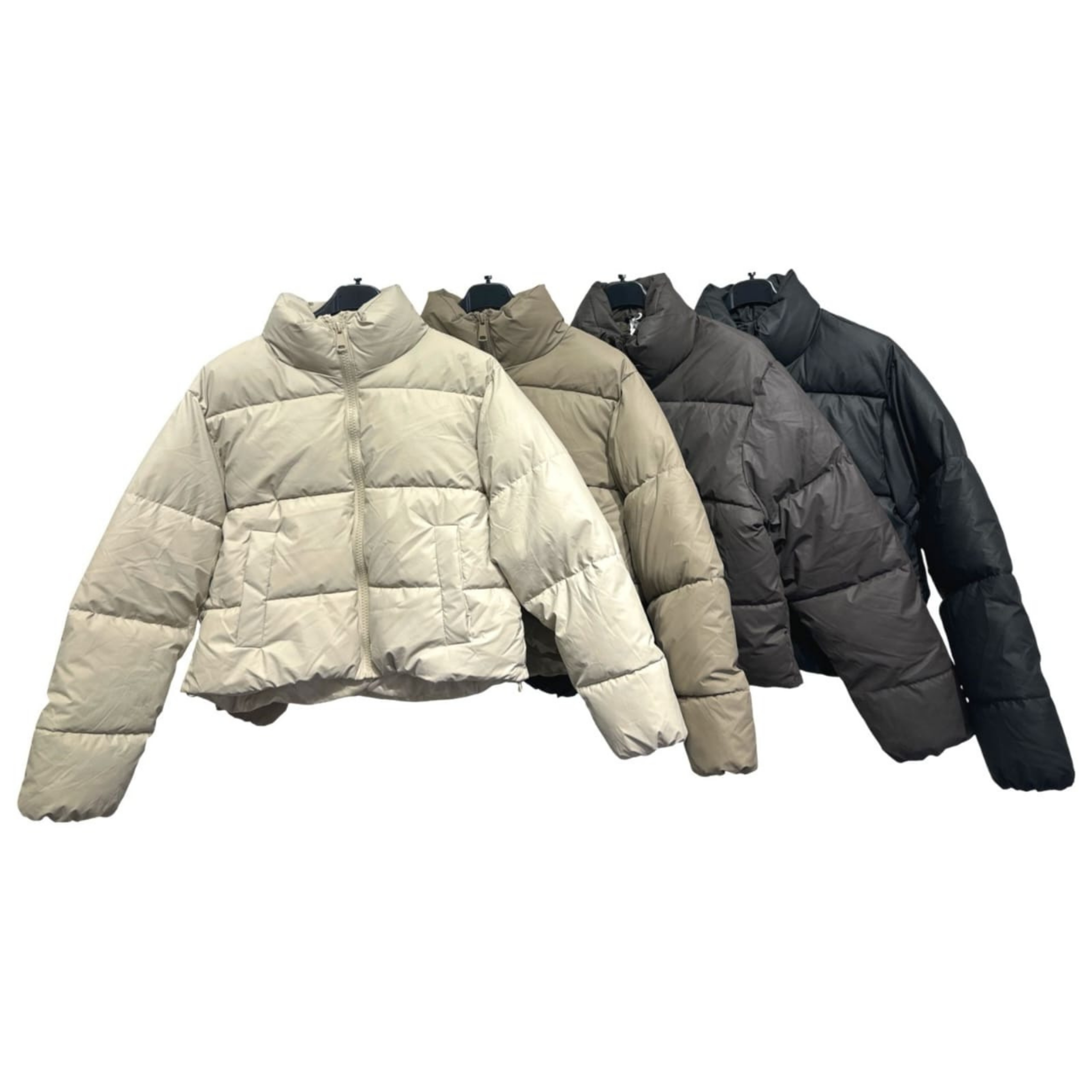 Italian Cropped Puffer Jacket