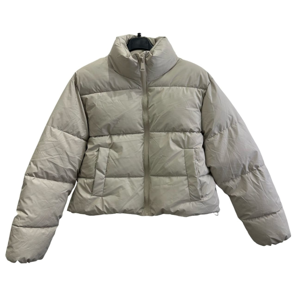 Italian Cropped Puffer Jacket