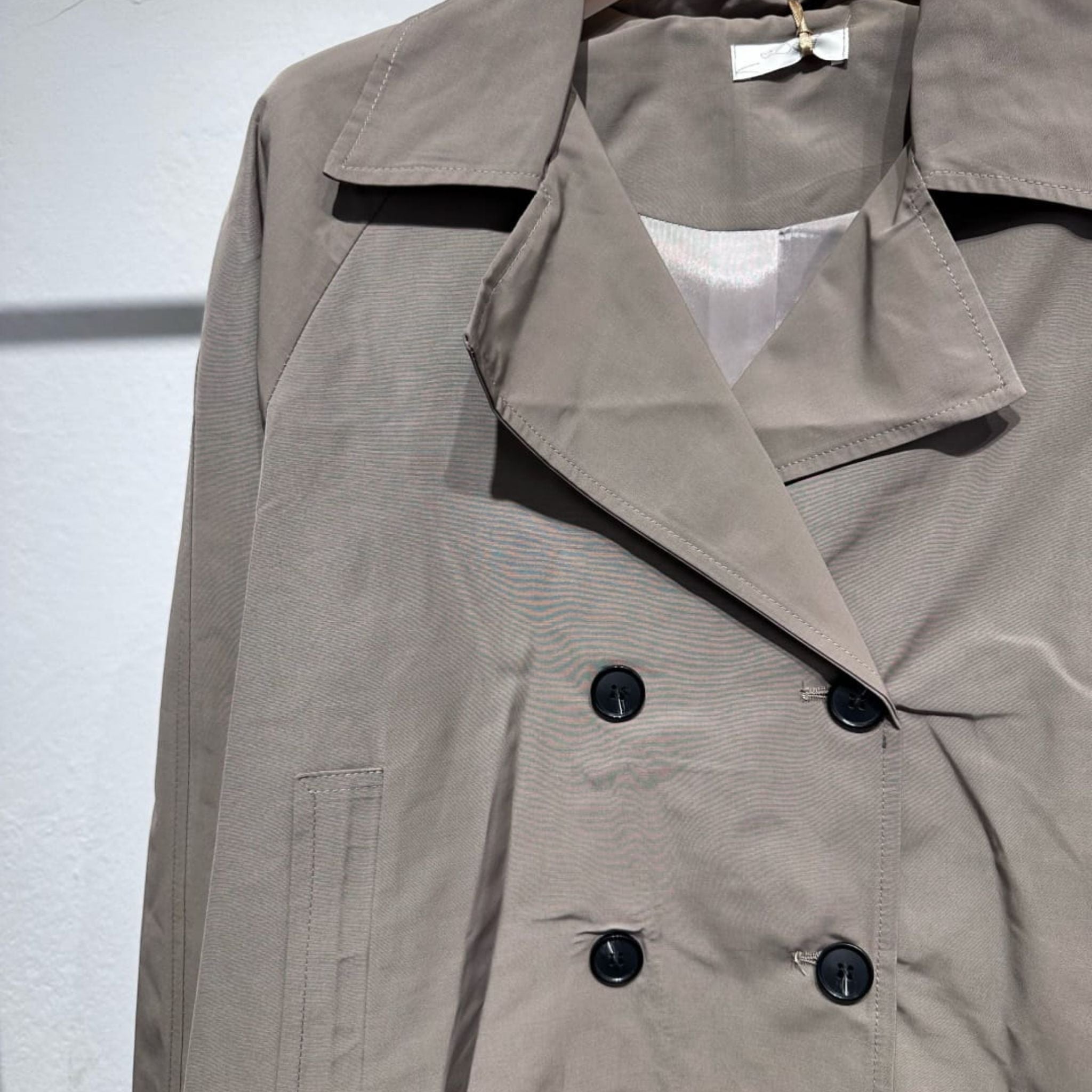 Verona Cropped Trench Jacket