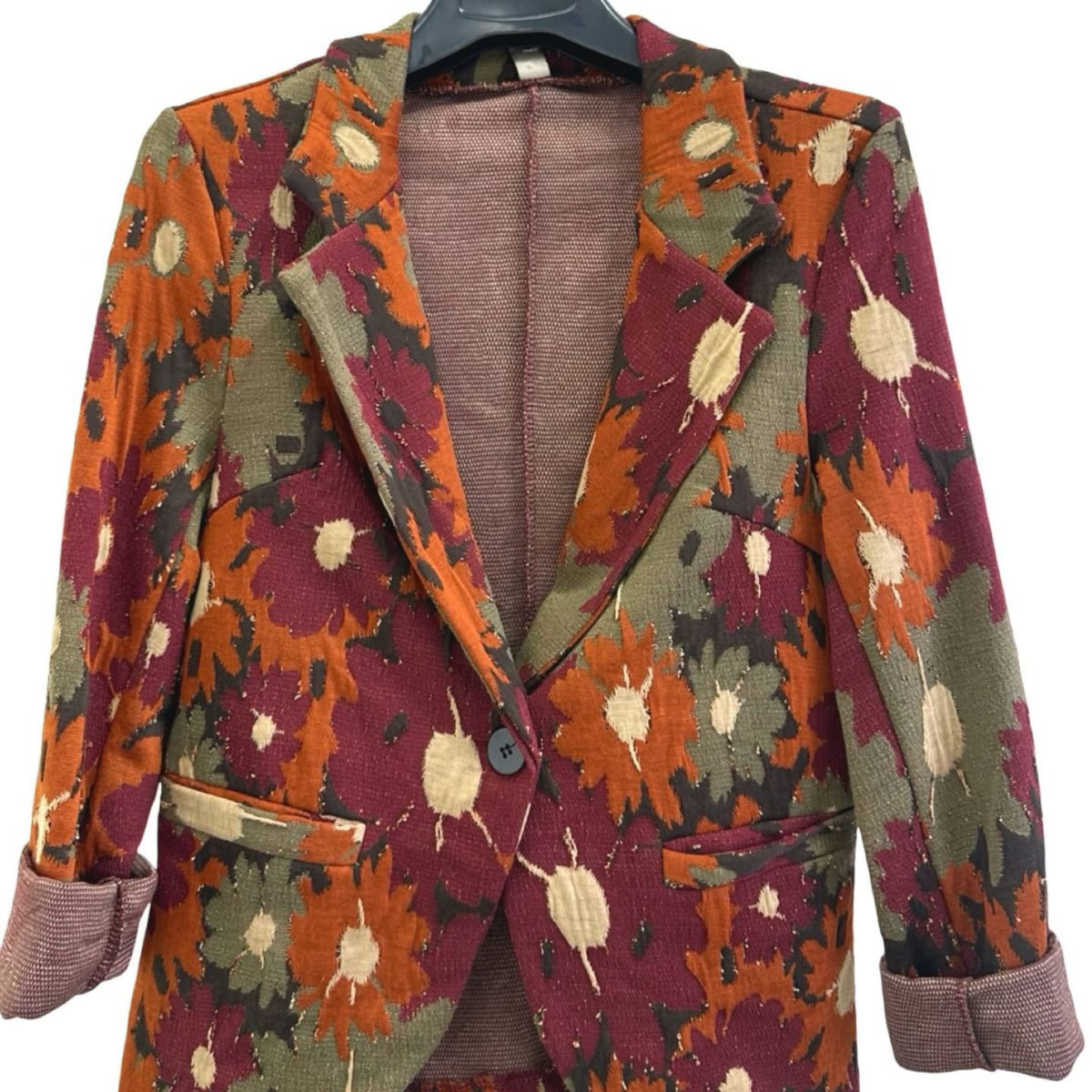 Autumn Bloom Tailored Blazer