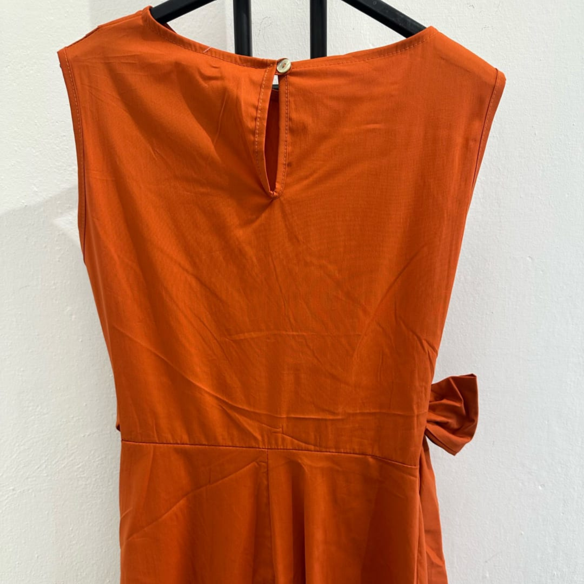 Italian Sleeveless Wrap Maxi Dress