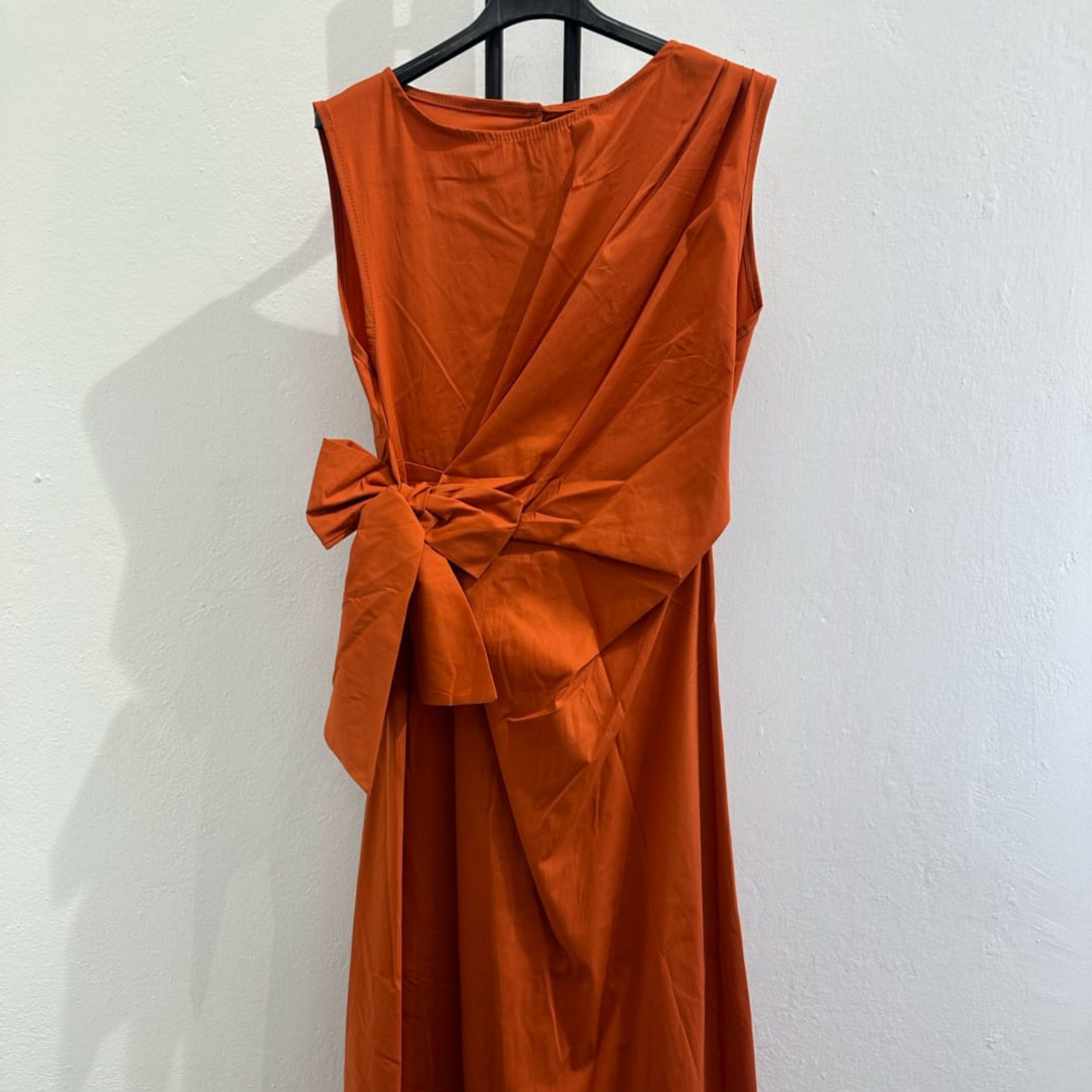 Italian Sleeveless Wrap Maxi Dress