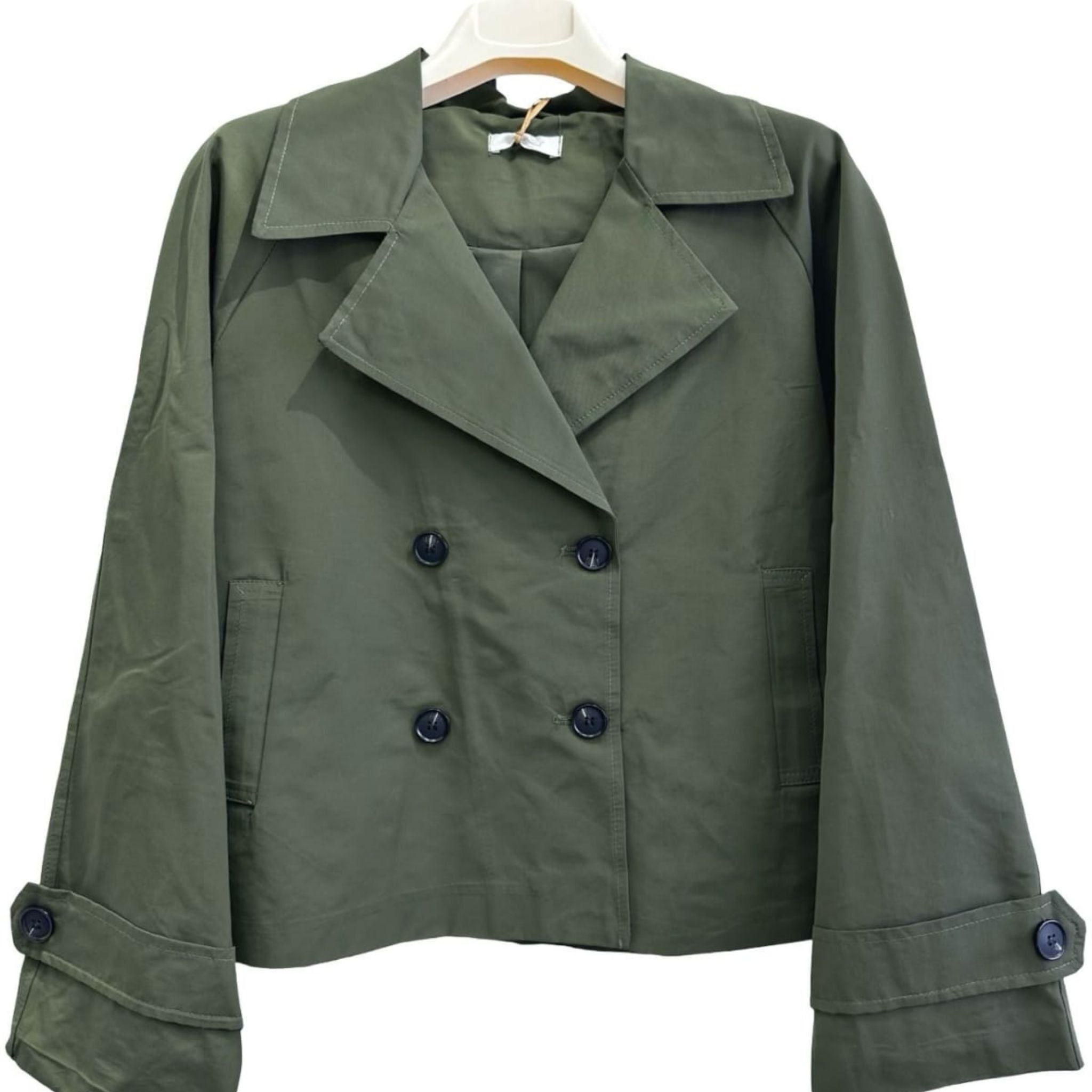 Verona Cropped Trench Jacket