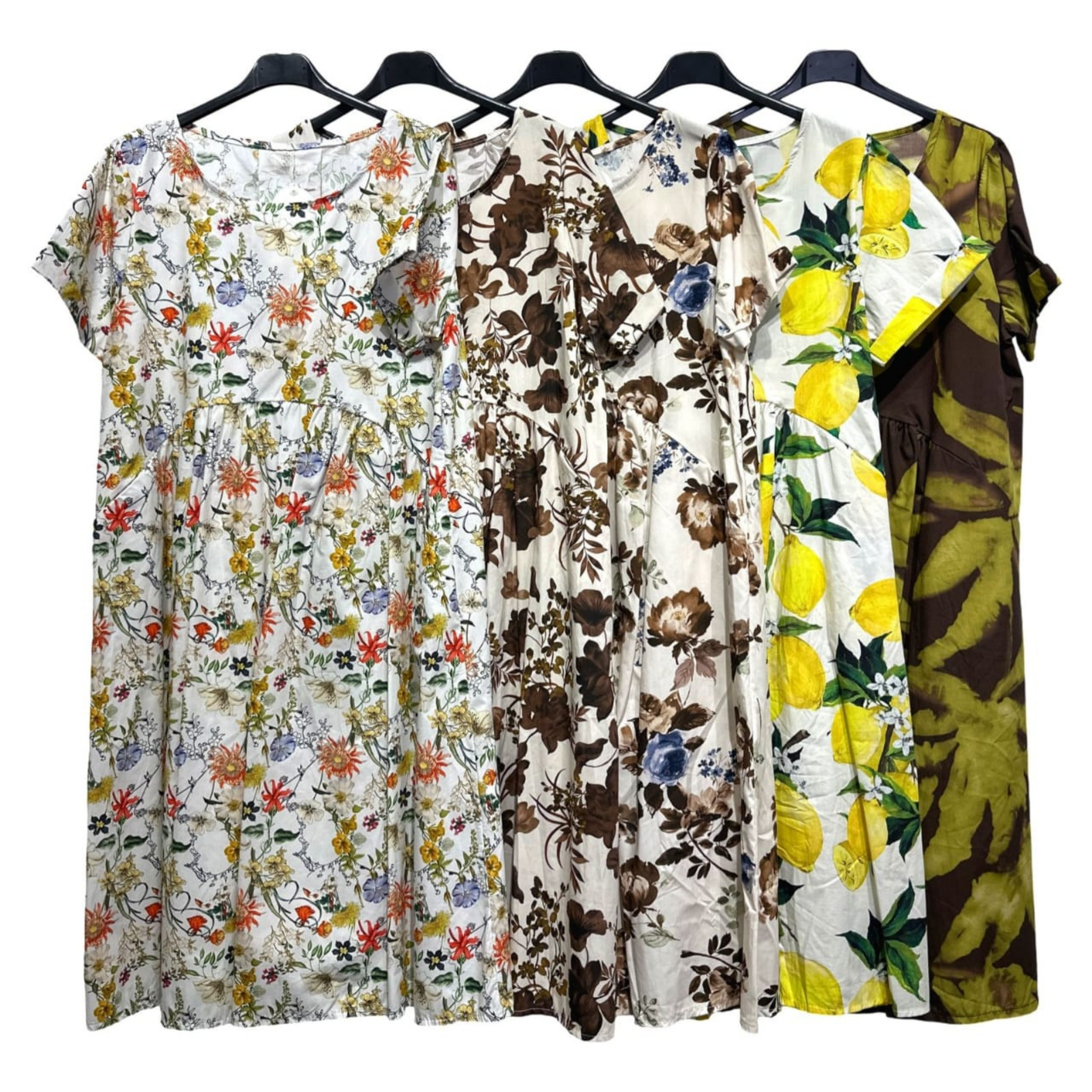 Italian Printed Maxi Dress