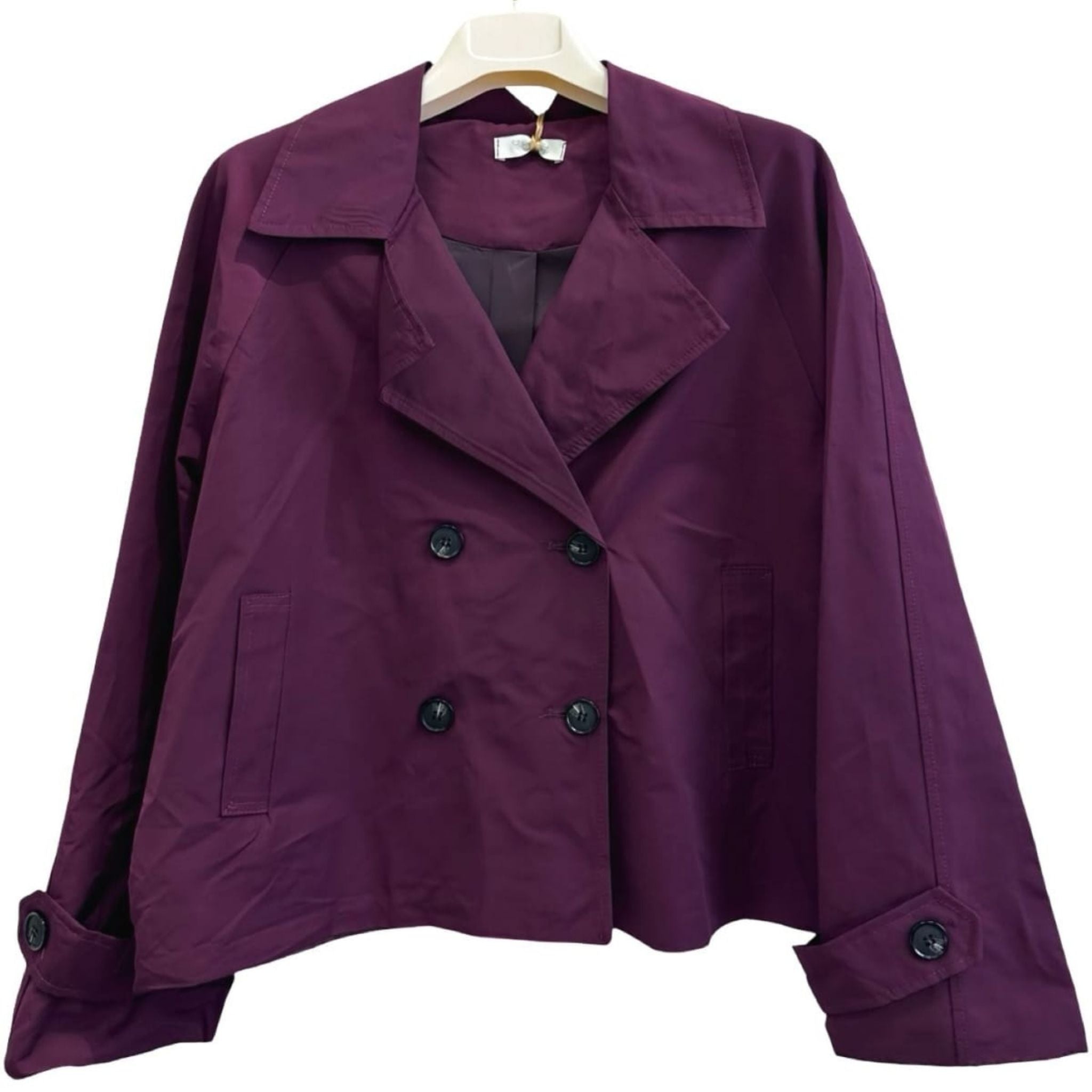 Verona Cropped Trench Jacket