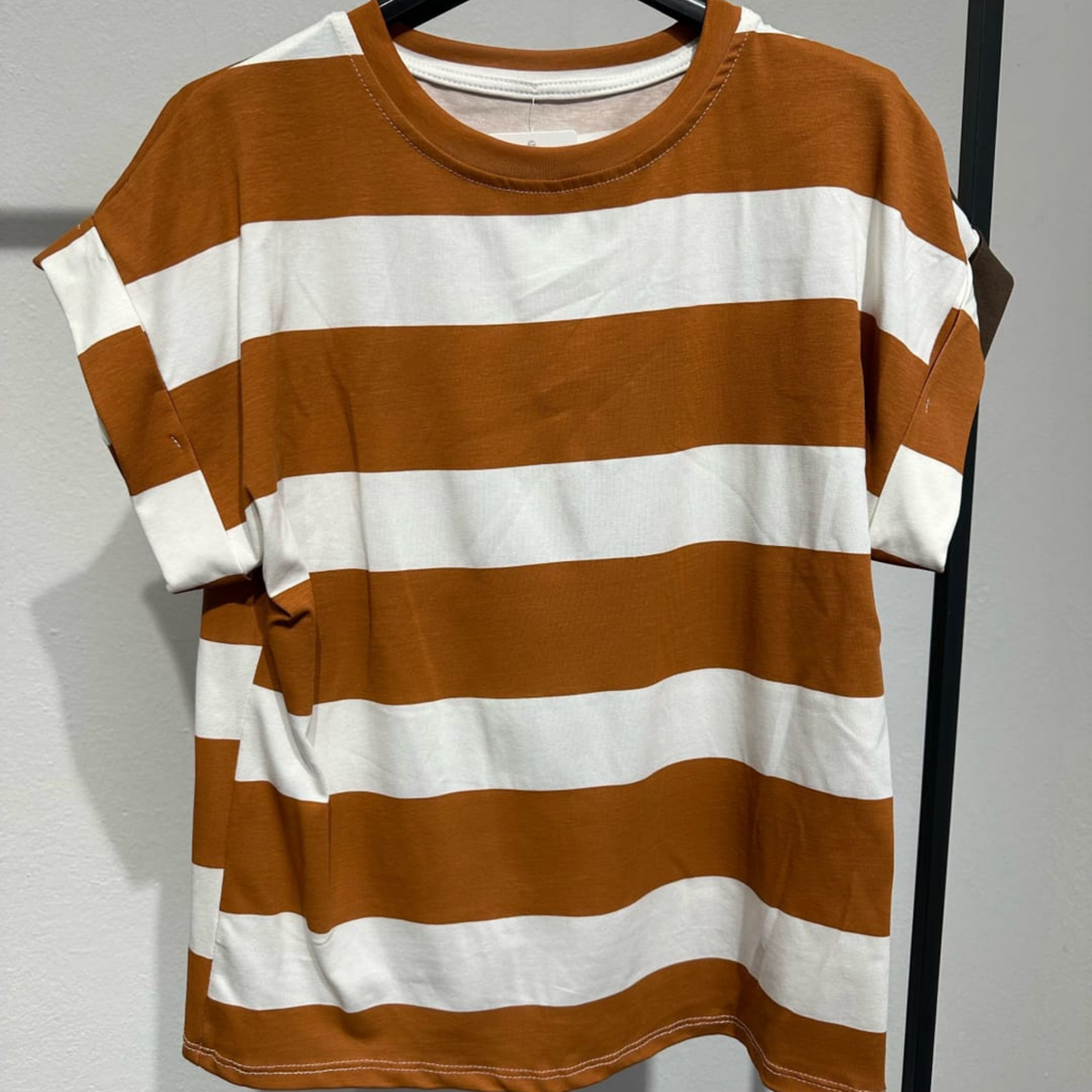 Striped Cotton T-Shirt