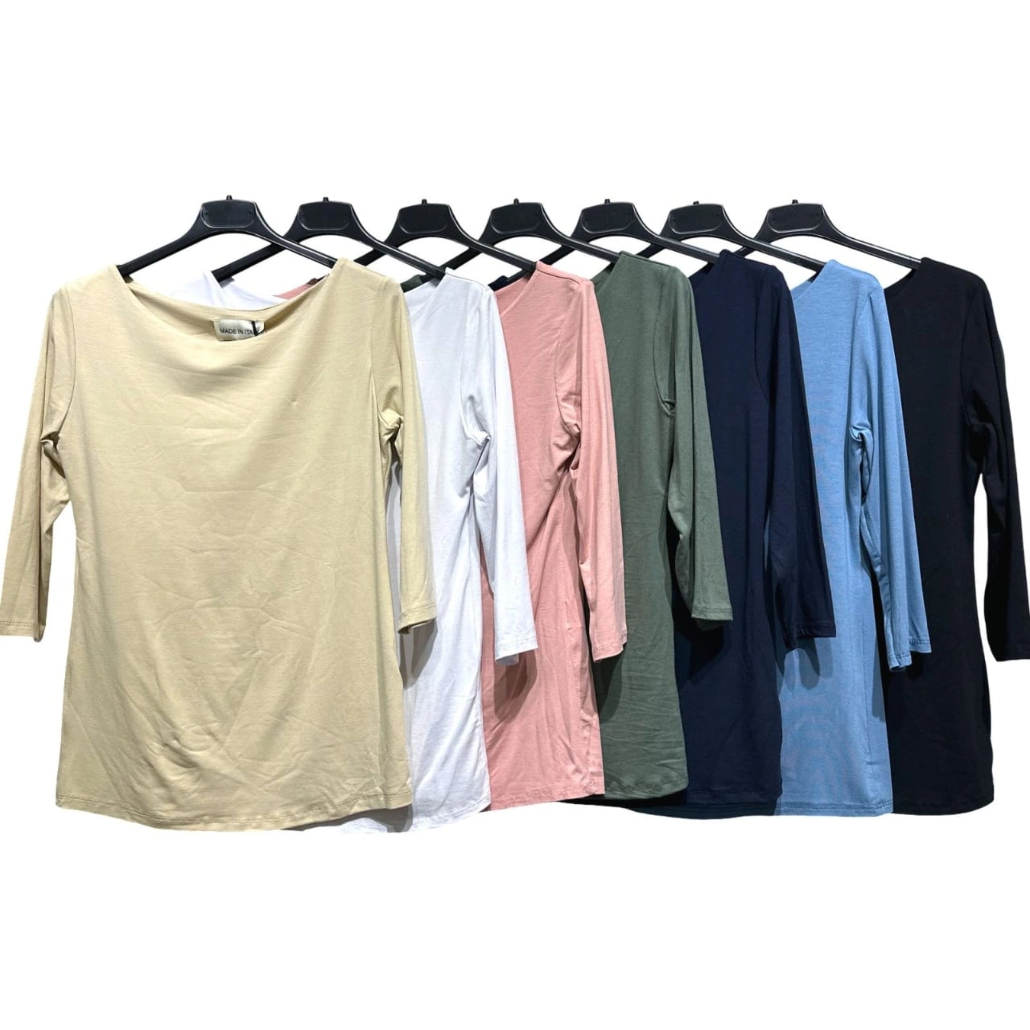 Viscose Blend Long Sleeve Top