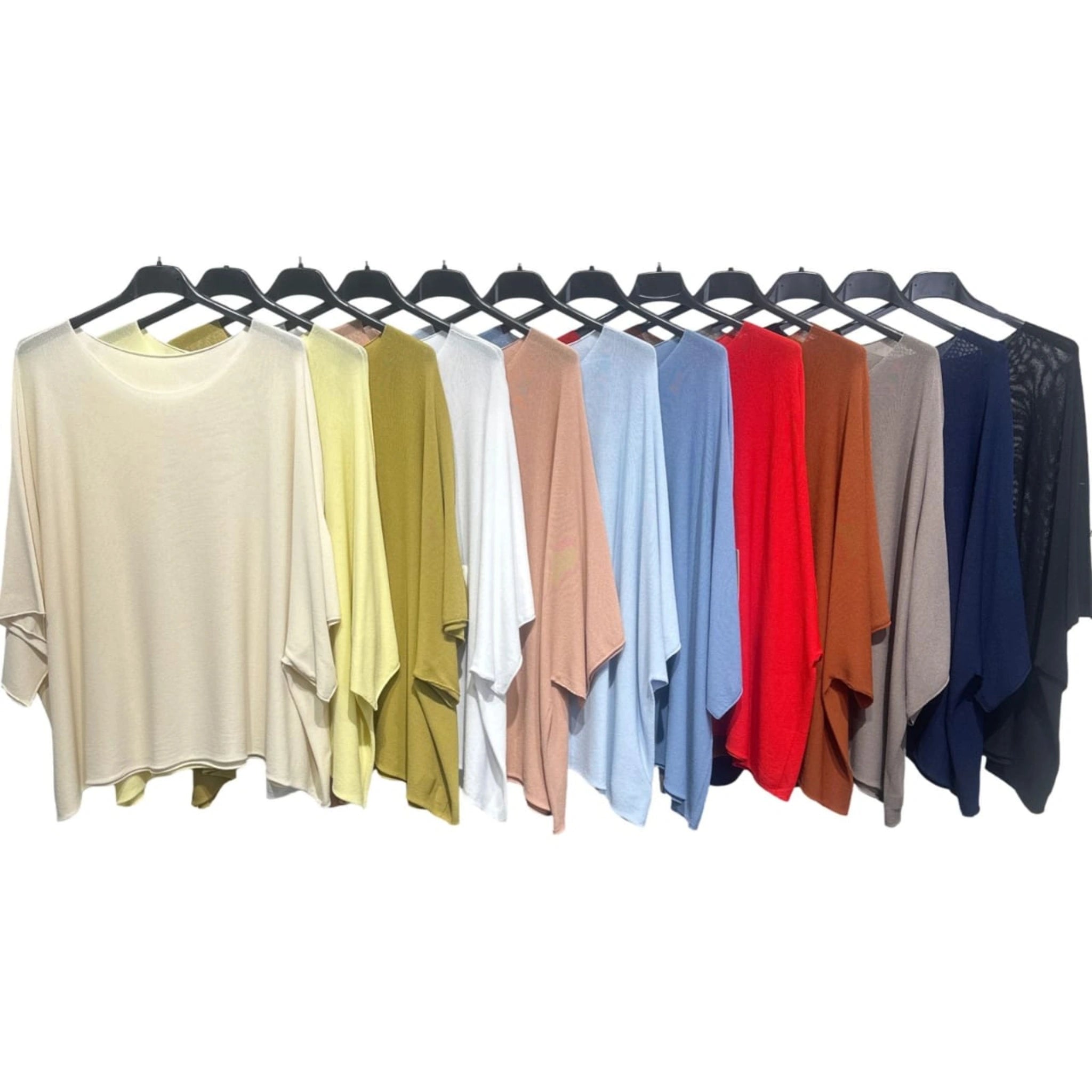Viscose Blend Oversized Top