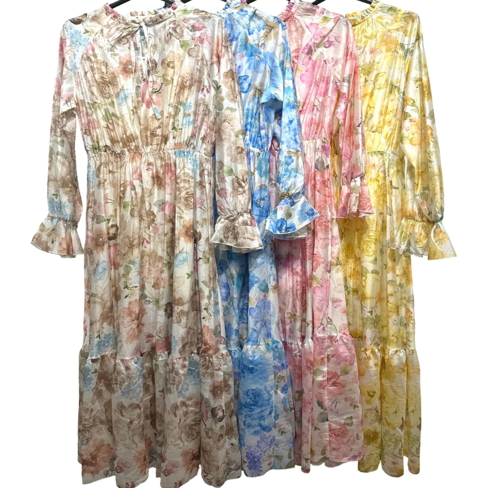 Floral Tencel Blend Maxi Dress