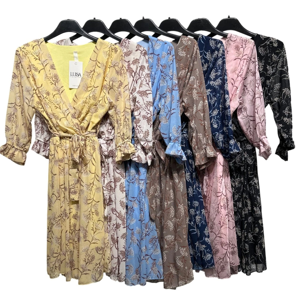 Floral Wrap Dress