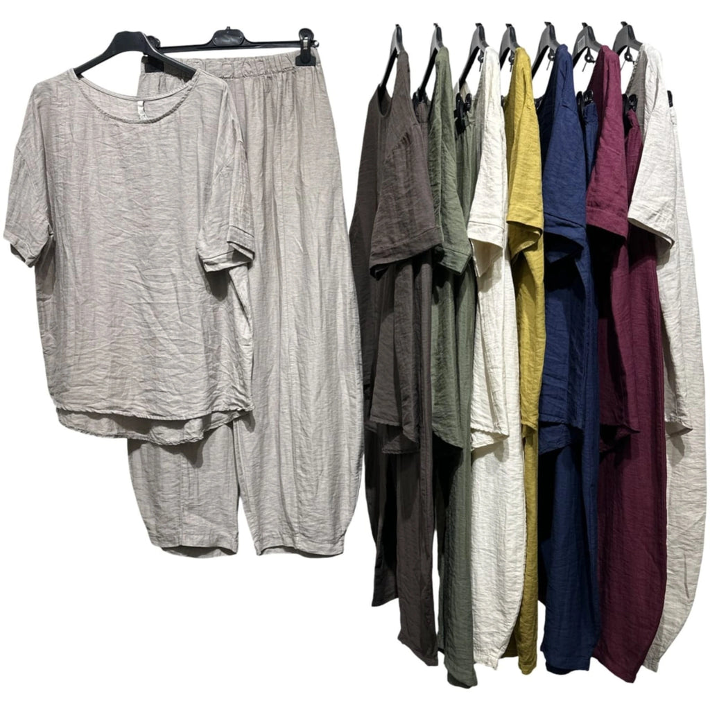 Tencel Blend Relaxed Set (Top & Pants)