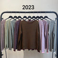 Striped Cashmere Blend Sweater