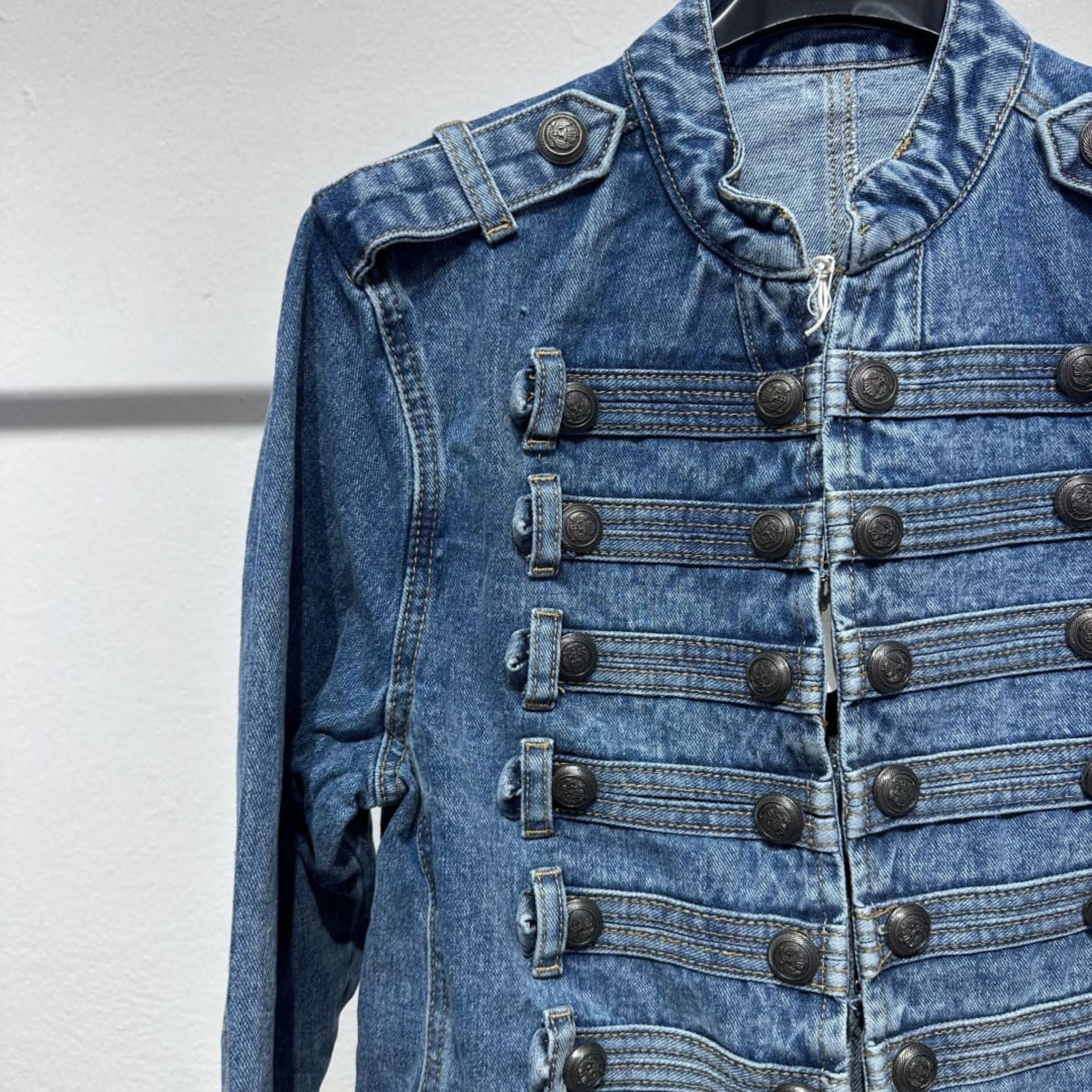 Camden Military Denim Jacket