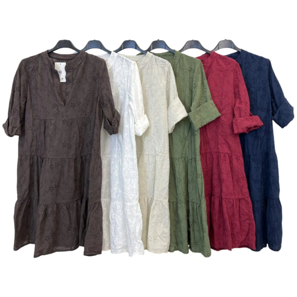 100% Cotton Broderie Dress