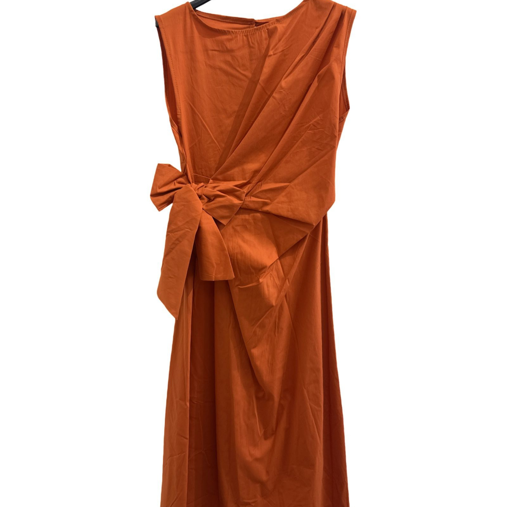 Italian Sleeveless Wrap Maxi Dress