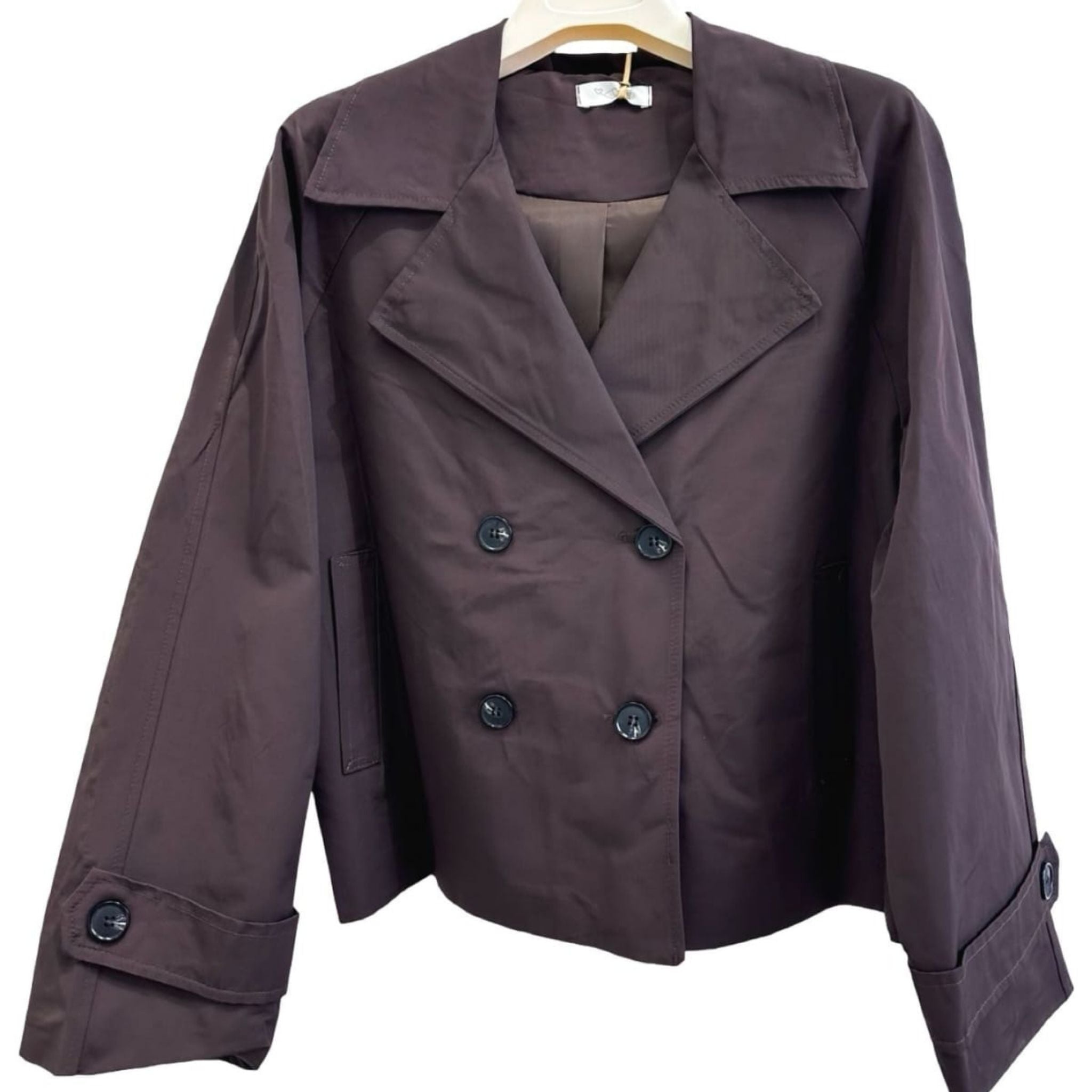 Verona Cropped Trench Jacket