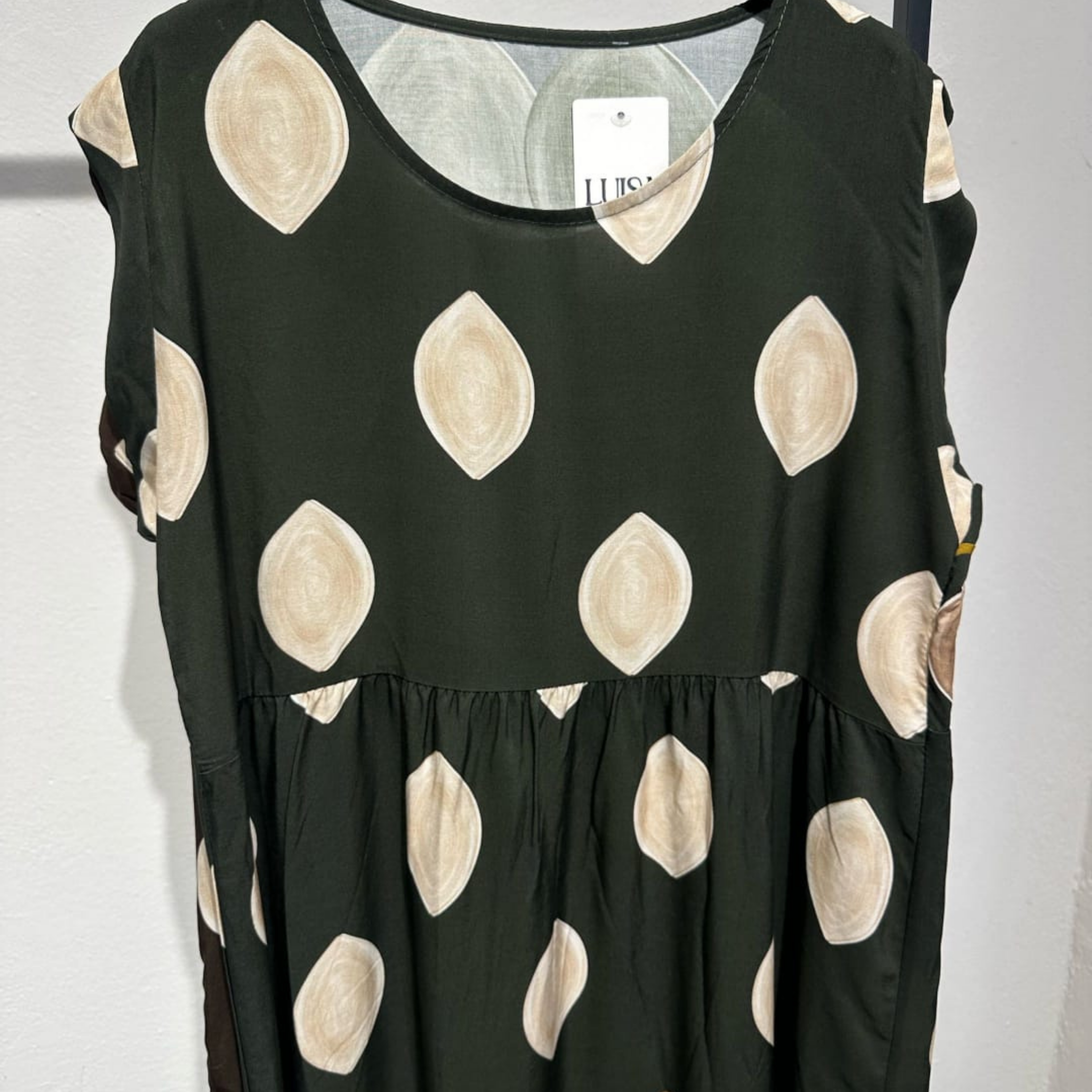 Italian Sleeveless Printed Maxi Dress