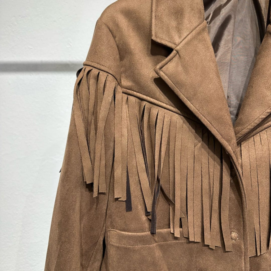 Western Fringe Suede Jacket