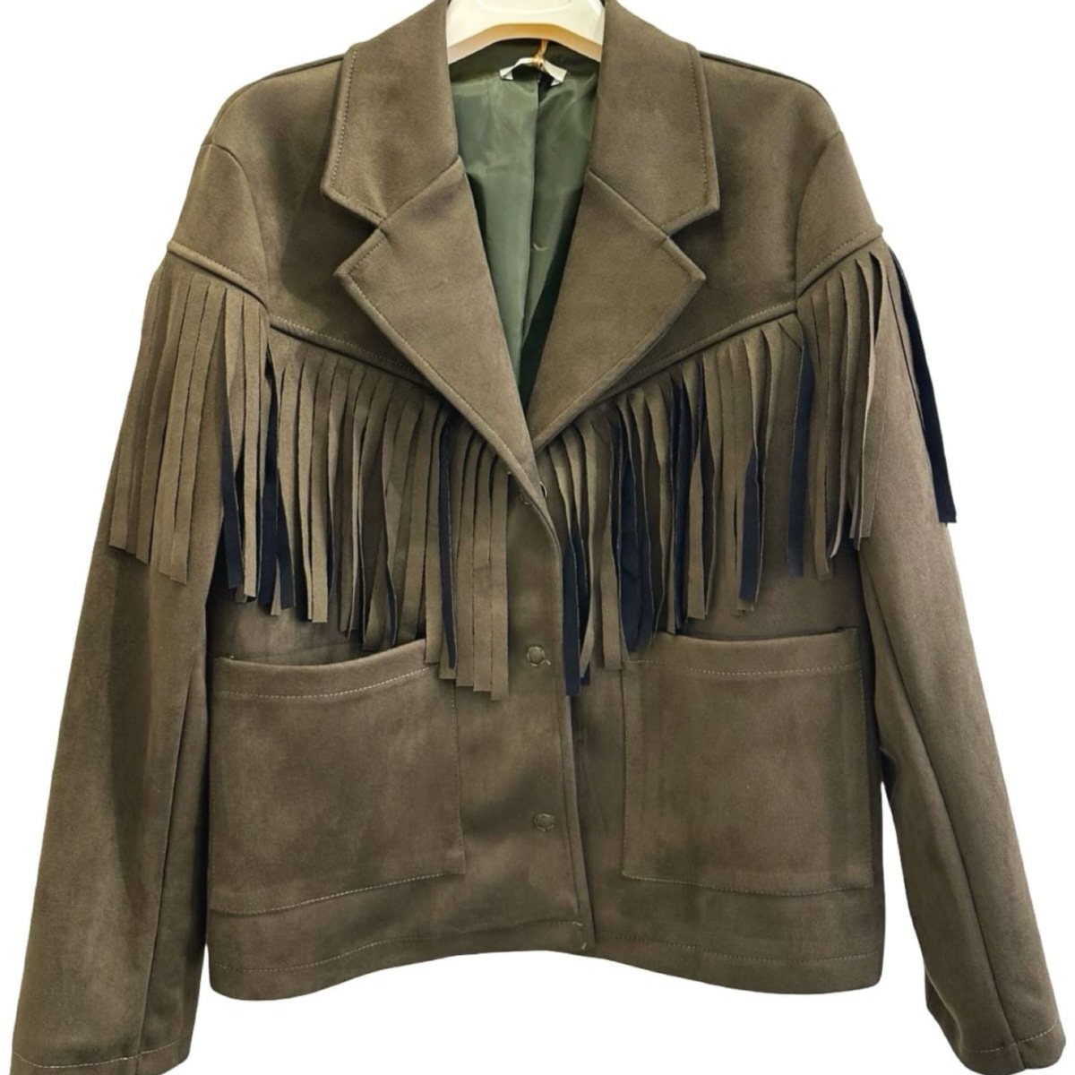 Western Fringe Suede Jacket