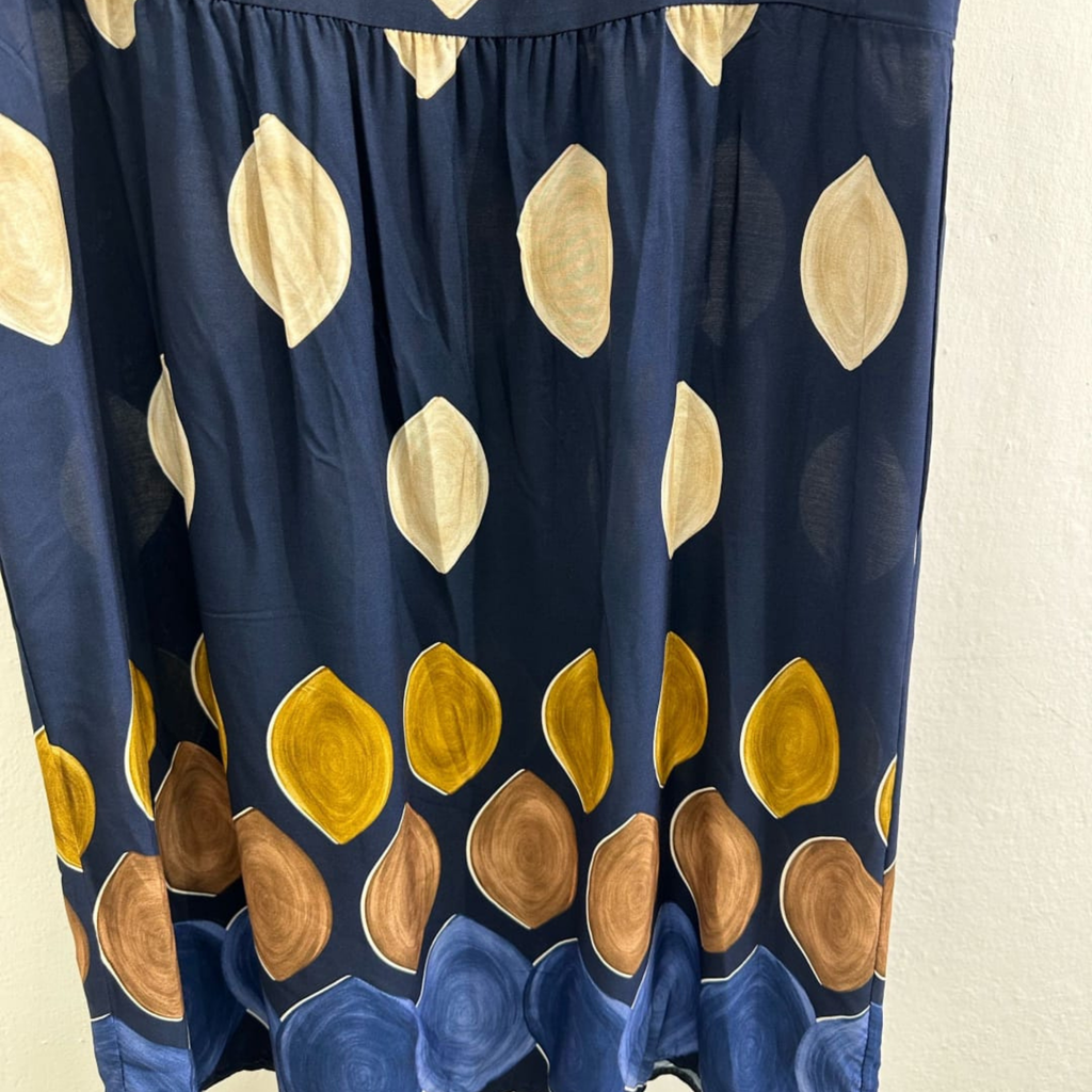 Italian Sleeveless Printed Maxi Dress
