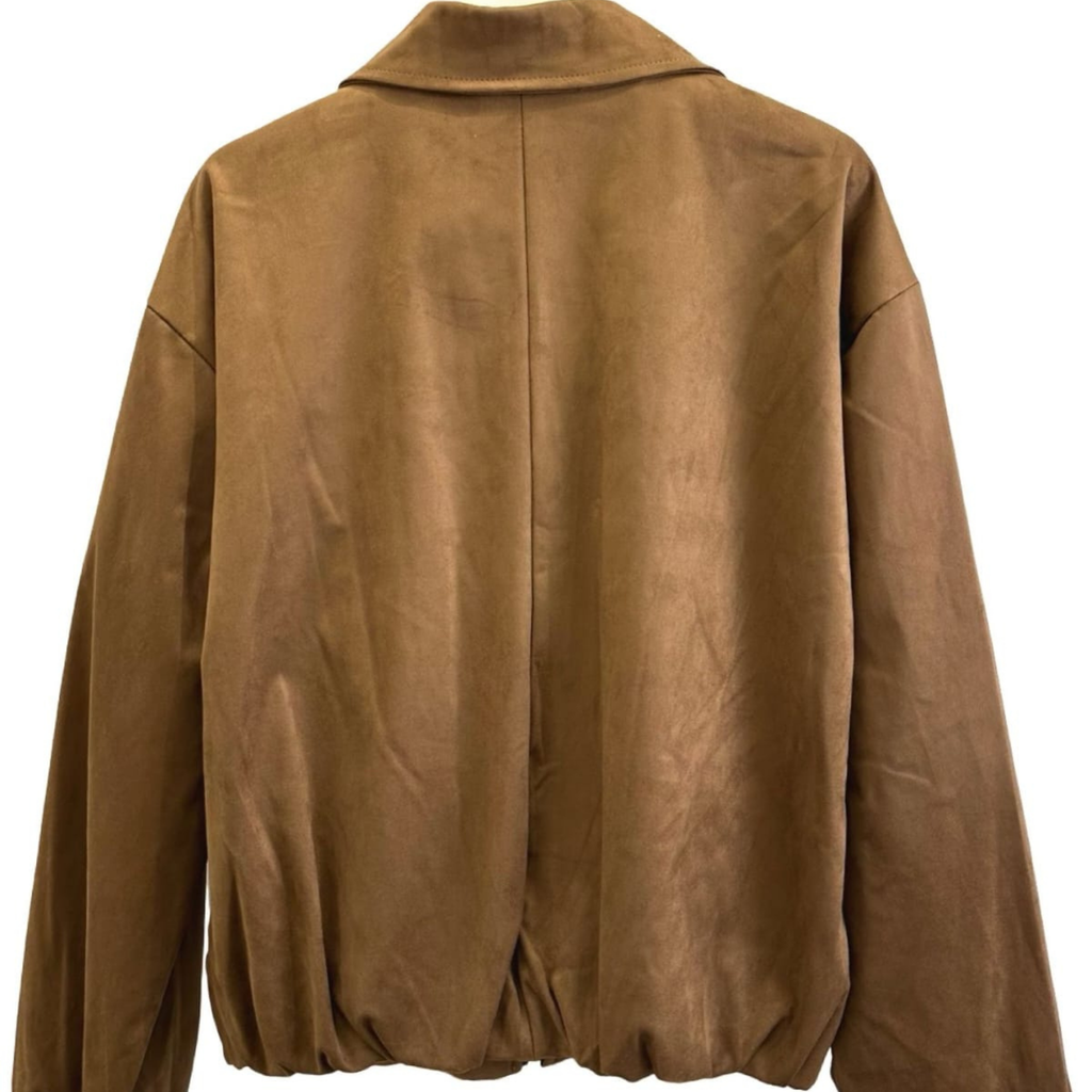 Como Suede-Effect Zip Jacket