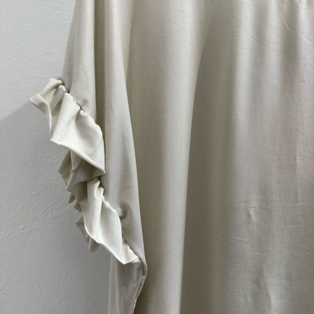 Tencel™ Ruffle Sleeve Top