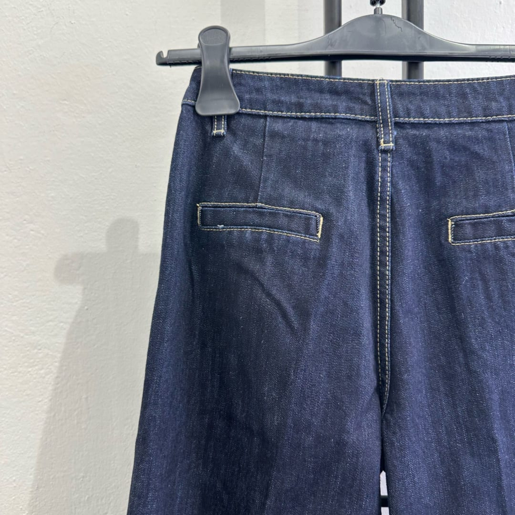 Italian Classic Wide Leg Jeans