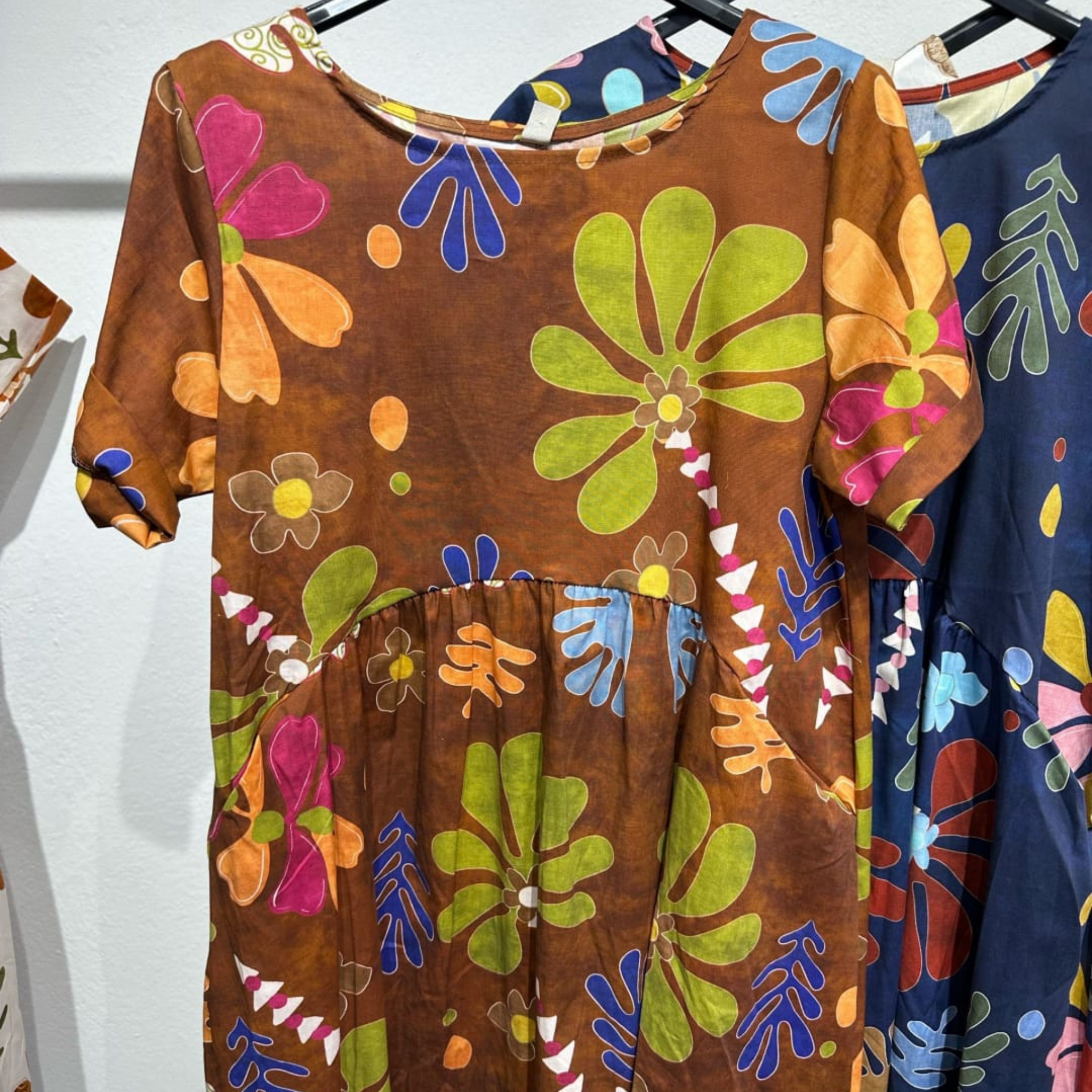 Italian Printed Maxi Dress