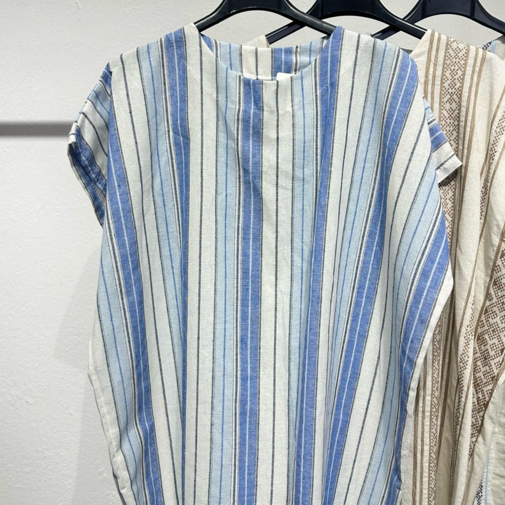 100% Cotton Striped Summer Top