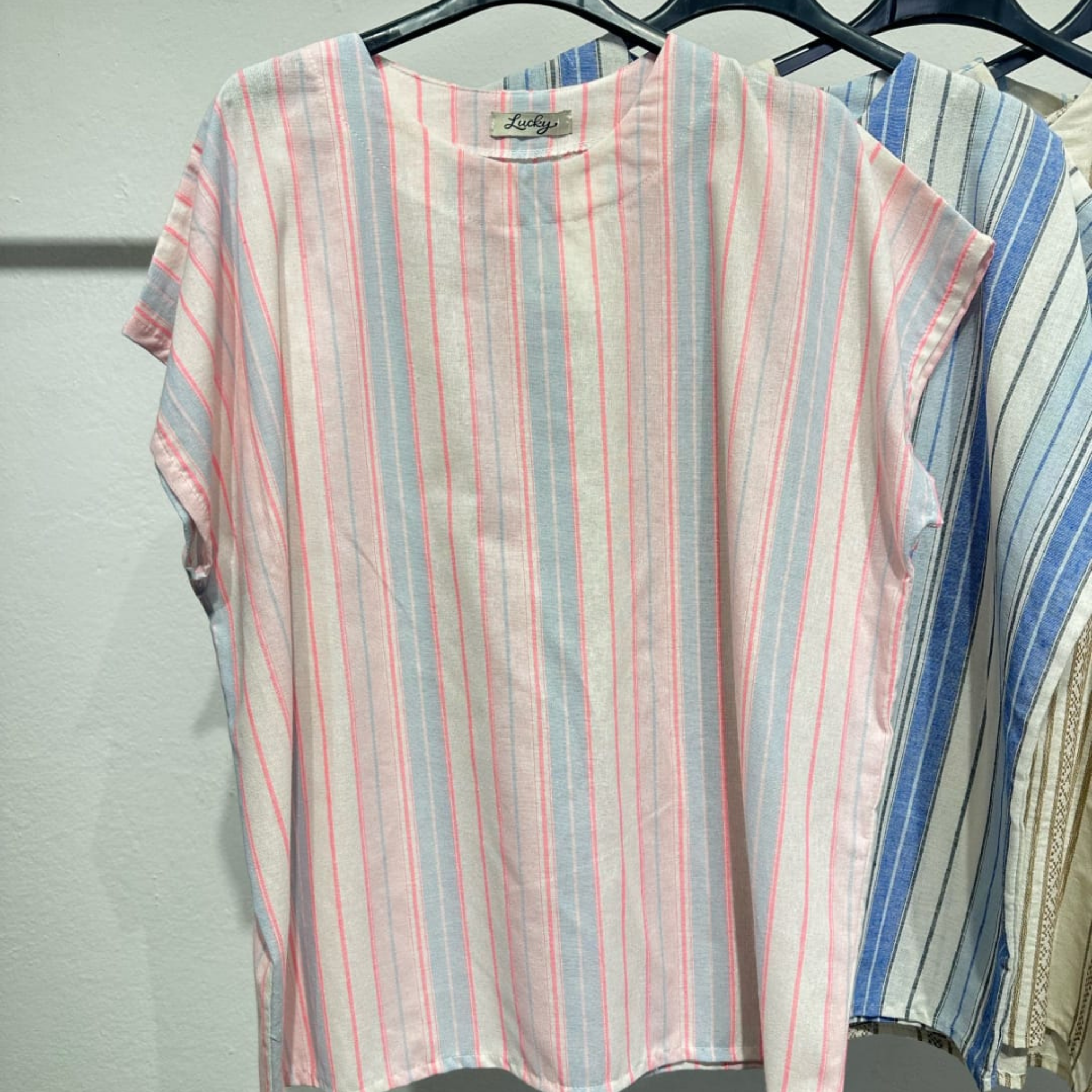 100% Cotton Striped Summer Top