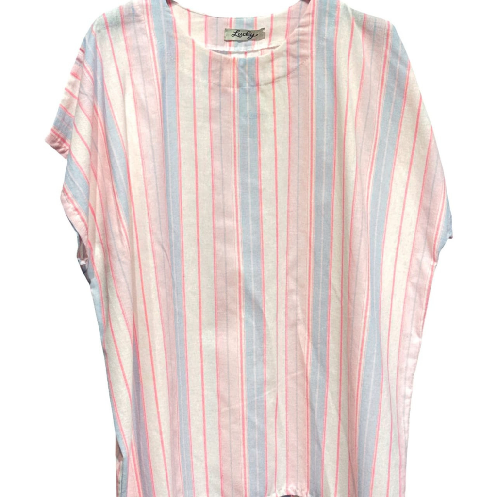 100% Cotton Striped Summer Top