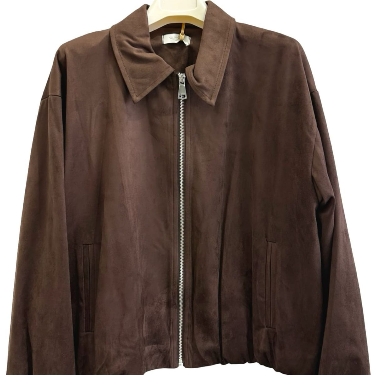 Como Suede-Effect Zip Jacket