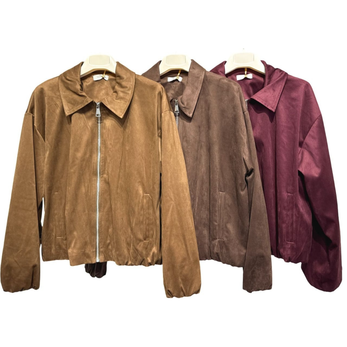 Como Suede-Effect Zip Jacket