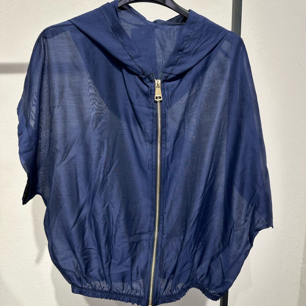 Italian Lightweight Hooded Zip Jacket
