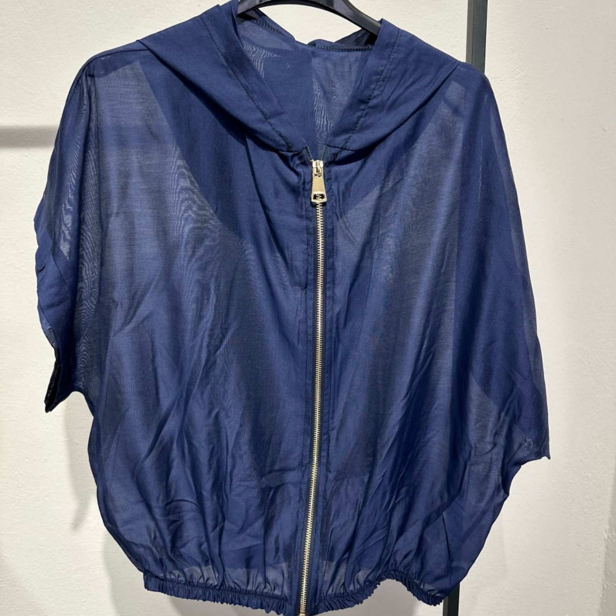 Italian Lightweight Hooded Zip Jacket