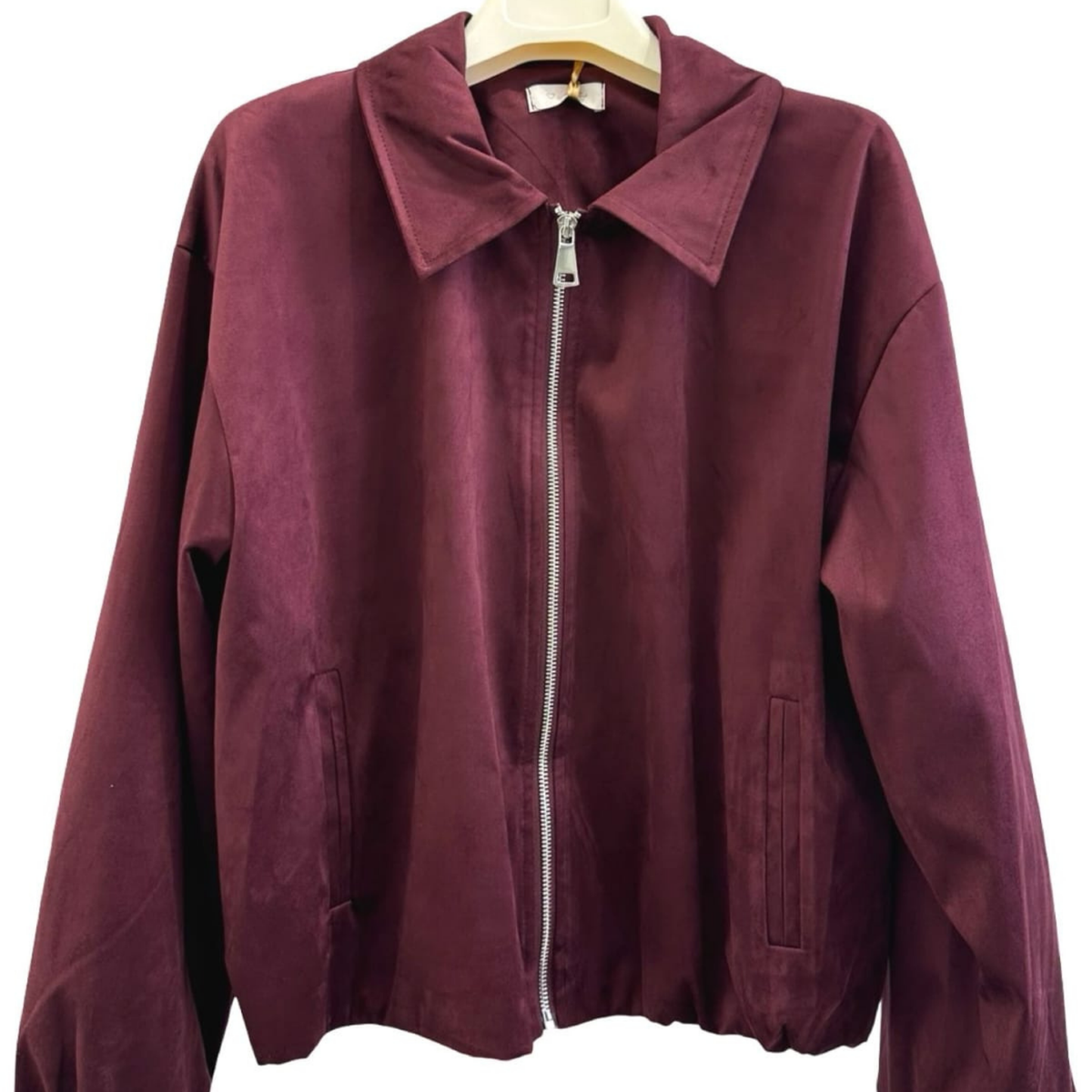 Como Suede-Effect Zip Jacket