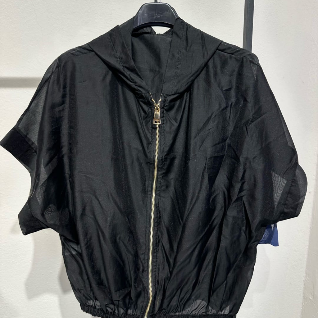Italian Lightweight Hooded Zip Jacket