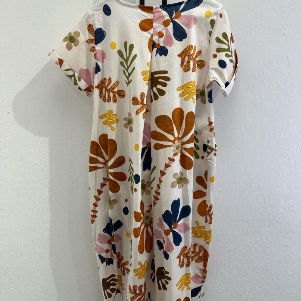 Italian Printed Maxi Dress