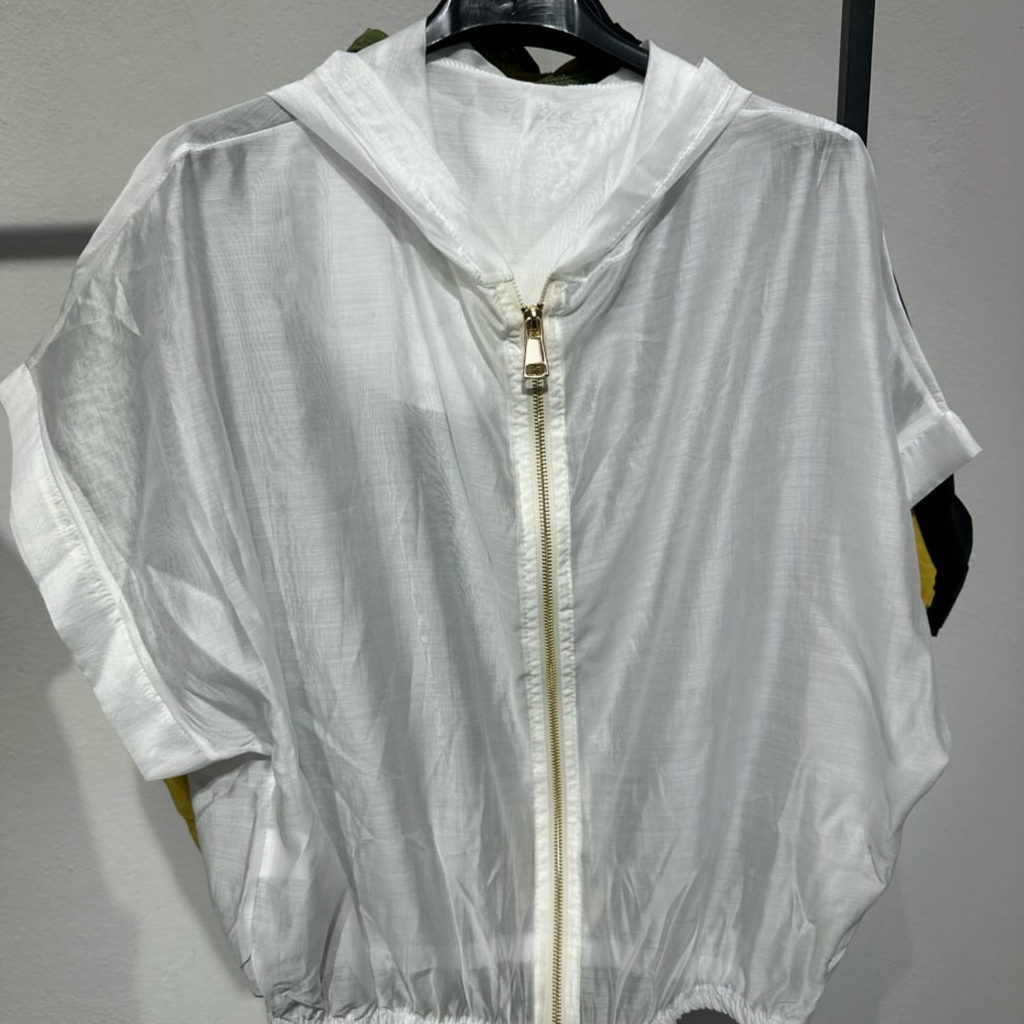 Italian Lightweight Hooded Zip Jacket