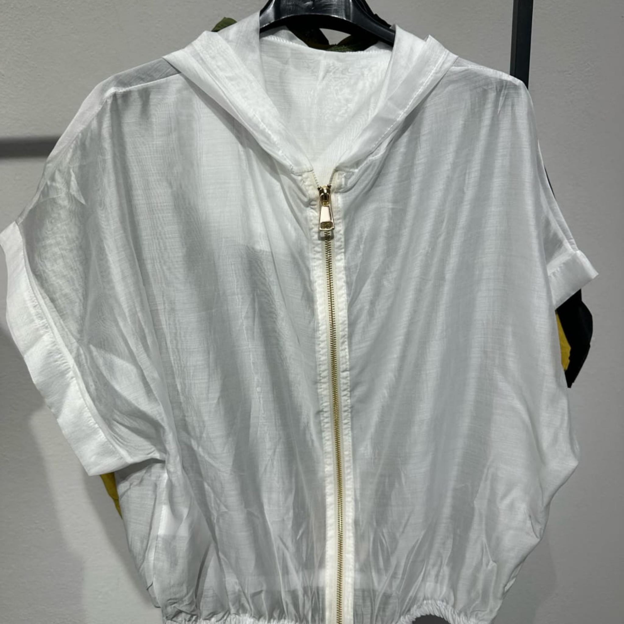 Italian Lightweight Hooded Zip Jacket