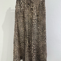 Italian Leopard Print Maxi Skirt