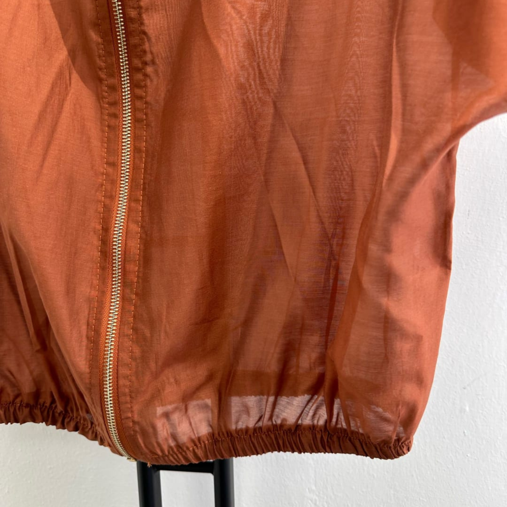 Italian Lightweight Hooded Zip Jacket