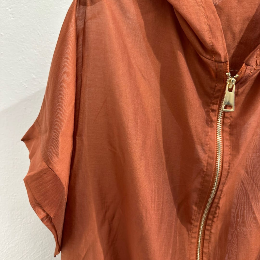 Italian Lightweight Hooded Zip Jacket