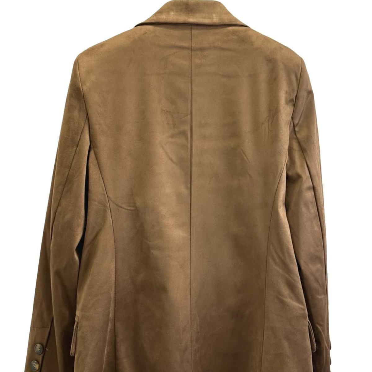 Siena Suede-Effect Double Breasted Blazer